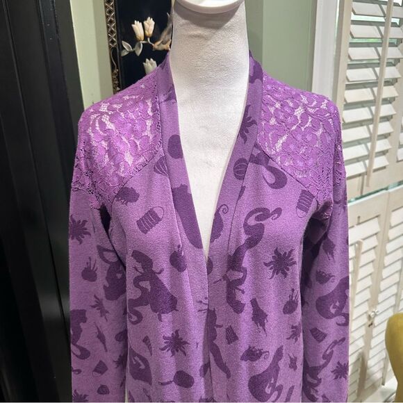 Disney Tangled Purple Flyaway Cardigan Size S/M - Picture 2 of 13
